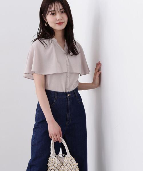 PROPORTION BODY DRESSING（プロポーションボディドレッシング）の「ケープ風ブラウス / 1214110421（シャツ/ブラウス・レディース・ベージュ/ピンク/ブルー・FREE）」の13枚目の写真