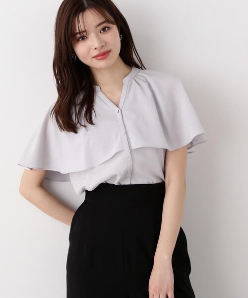 PROPORTION BODY DRESSING（プロポーションボディドレッシング）の「ケープ風ブラウス / 1214110421（シャツ/ブラウス・レディース・ベージュ/ピンク/ブルー・FREE）」の19枚目の写真