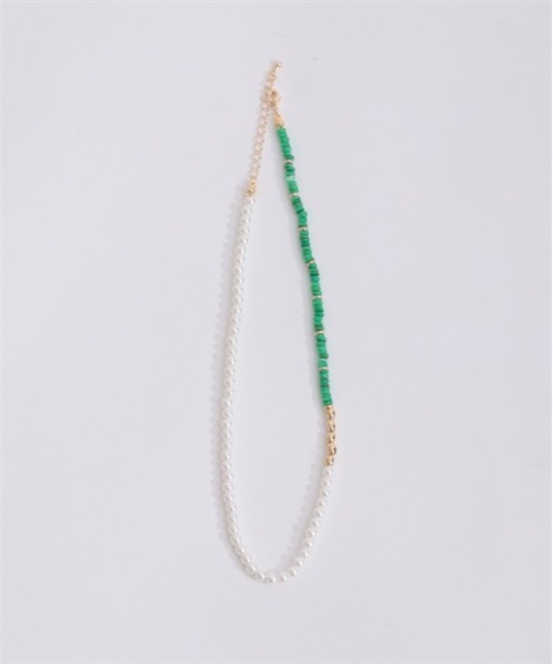 axes femme（アクシーズファム）の「パール×ビーズネックレス（ネックレス・レディース・ゴールド・FREE）」の3枚目の写真