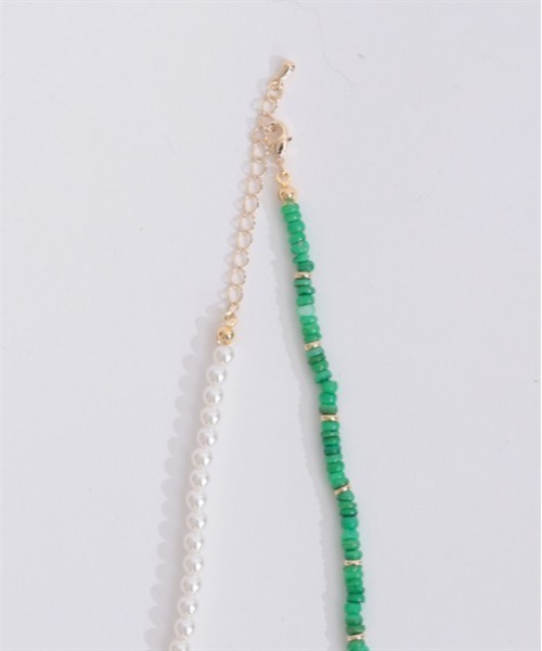 axes femme（アクシーズファム）の「パール×ビーズネックレス（ネックレス・レディース・ゴールド・FREE）」の5枚目の写真