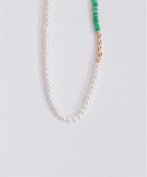 axes femme（アクシーズファム）の「パール×ビーズネックレス（ネックレス・レディース・ゴールド・FREE）」の6枚目の写真