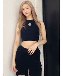 GYDA | SQUARE gyda MOLDアメスリニットトップス(ニット/セーター)