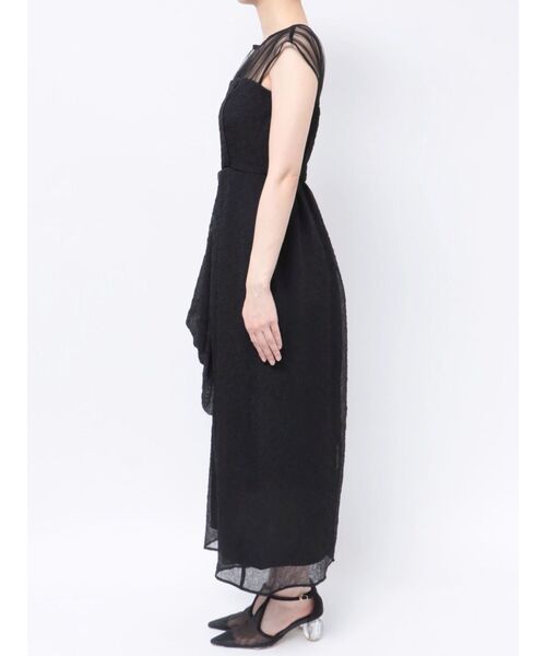 LAGUNAMOON（ラグナムーン）の「LADYエンボスオーガンジードレス（ドレス・レディース・ネイビー/ブラック・SMALL/MEDIUM）」の10枚目の写真