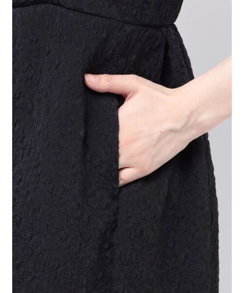 LAGUNAMOON（ラグナムーン）の「LADYエンボスオーガンジードレス（ドレス・レディース・ネイビー/ブラック・SMALL/MEDIUM）」の6枚目の写真