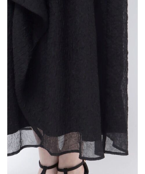 LAGUNAMOON（ラグナムーン）の「LADYエンボスオーガンジードレス（ドレス・レディース・ネイビー/ブラック・SMALL/MEDIUM）」の14枚目の写真