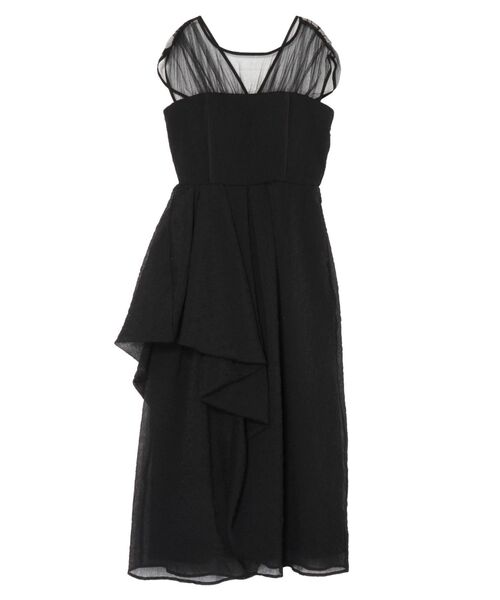 LAGUNAMOON（ラグナムーン）の「LADYエンボスオーガンジードレス（ドレス・レディース・ネイビー/ブラック・SMALL/MEDIUM）」の22枚目の写真