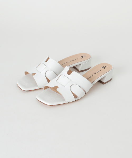 FABIO RUSCONI（ファビオルスコーニ）の「【FABIO RUSCONI】ミュール（サンダル・レディース・ホワイト/ベージュ・36/37/38/39）」の12枚目の写真
