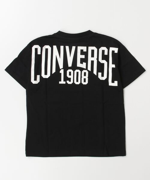 CONVERSE（コンバース）の「CONVERSE コンバース デカロゴプリントＴシャツ（Tシャツ/カットソー・キッズ・ベージュ/ブラック・120/130/140/150/160）」の14枚目の写真