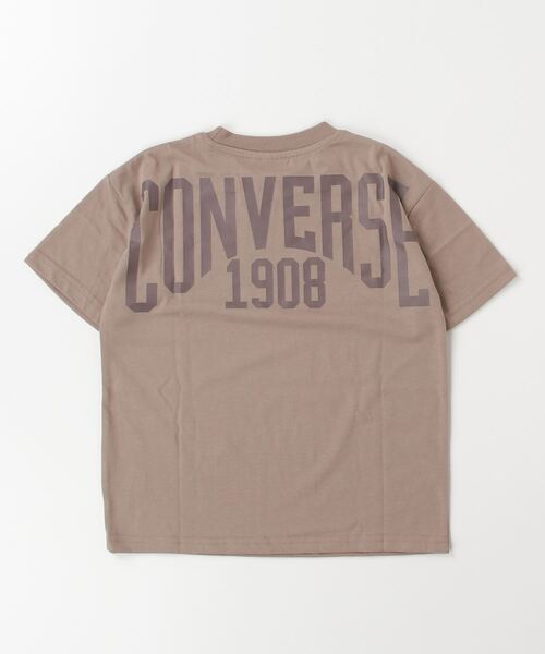CONVERSE（コンバース）の「CONVERSE コンバース デカロゴプリントＴシャツ（Tシャツ/カットソー・キッズ・ベージュ/ブラック・120/130/140/150/160）」の15枚目の写真