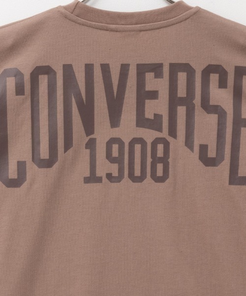 CONVERSE（コンバース）の「CONVERSE コンバース デカロゴプリントＴシャツ（Tシャツ/カットソー・キッズ・ベージュ/ブラック・120/130/140/150/160）」の11枚目の写真