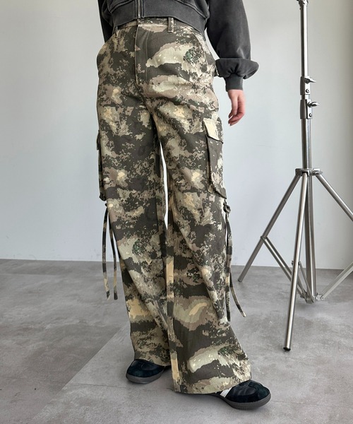 apres jour mignon(アプレジュールミニョン)の「アソートカーゴパンツ【ZOZOTOWN限定アイテム】(カーゴパンツ・レディース・その他/チャコールグレー/カーキ・X-LARGE/SMALL/MEDIUM)」の3枚目の写真