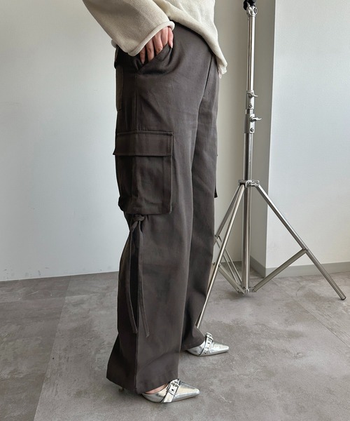 apres jour mignon(アプレジュールミニョン)の「アソートカーゴパンツ【ZOZOTOWN限定アイテム】(カーゴパンツ・レディース・その他/チャコールグレー/カーキ・X-LARGE/SMALL/MEDIUM)」の10枚目の写真
