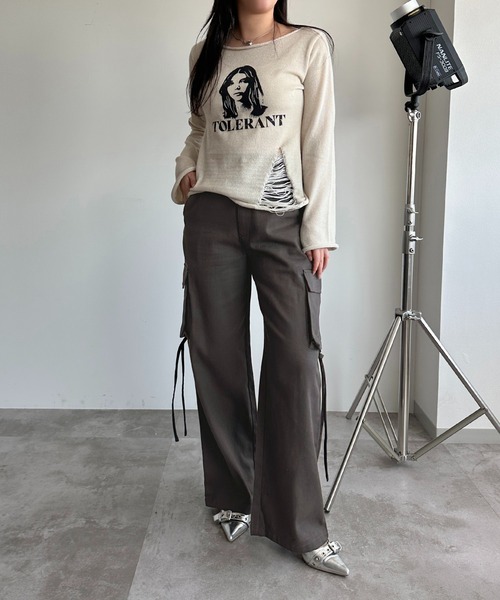 apres jour mignon(アプレジュールミニョン)の「アソートカーゴパンツ【ZOZOTOWN限定アイテム】(カーゴパンツ・レディース・その他/チャコールグレー/カーキ・X-LARGE/SMALL/MEDIUM)」の7枚目の写真