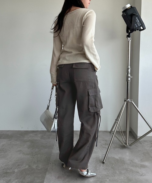 apres jour mignon(アプレジュールミニョン)の「アソートカーゴパンツ【ZOZOTOWN限定アイテム】(カーゴパンツ・レディース・その他/チャコールグレー/カーキ・X-LARGE/SMALL/MEDIUM)」の5枚目の写真
