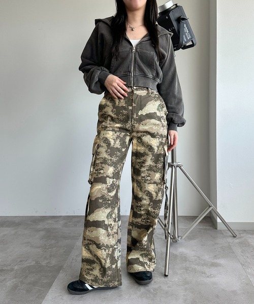 apres jour mignon(アプレジュールミニョン)の「アソートカーゴパンツ【ZOZOTOWN限定アイテム】(カーゴパンツ・レディース・その他/チャコールグレー/カーキ・X-LARGE/SMALL/MEDIUM)」の14枚目の写真