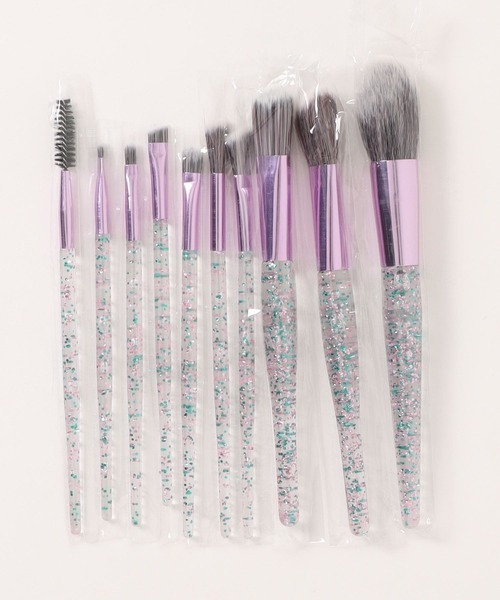 Mayree（メイリー）の「【resonance】キラキラ ラメ グリッター メイク ブラシセット（メイクブラシ・レディース・パープル系/ピンク系/グリーン系・FREE）」の6枚目の写真