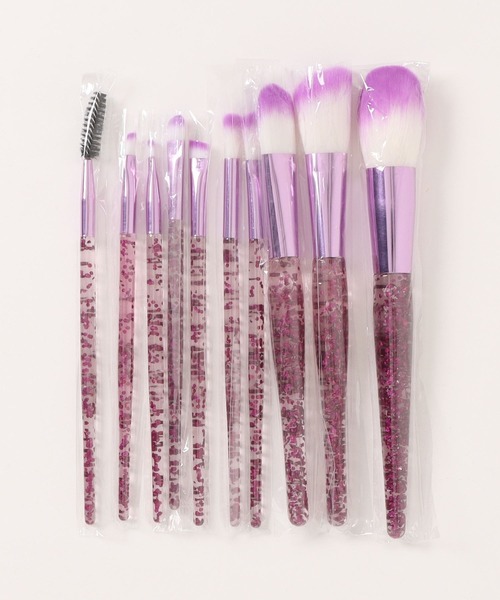 Mayree（メイリー）の「【resonance】キラキラ ラメ グリッター メイク ブラシセット（メイクブラシ・レディース・パープル系/ピンク系/グリーン系・FREE）」の9枚目の写真