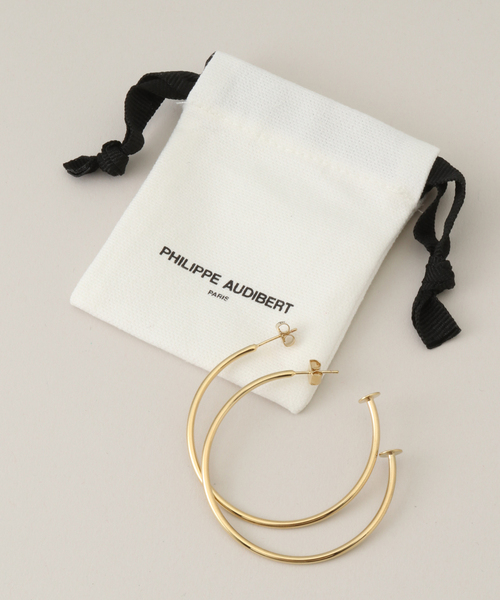 PHILIPPE AUDIBERT IENA別注 ピアス 別注】PHILIPPE AUDIBERT Double Circle ピアス｜トゥモローランド