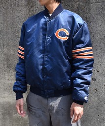 【ヴィンテージ古着】90's STARTER/スターター NFL ”CHICAGO BEARS” ナイロンスタジャン USA製