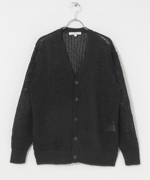 URBAN RESEARCH（アーバンリサーチ）の「透かし編みVカーディガン（ニット/セーター・メンズ・アイボリー/ブラック・MEDIUM/LARGE）」の13枚目の写真