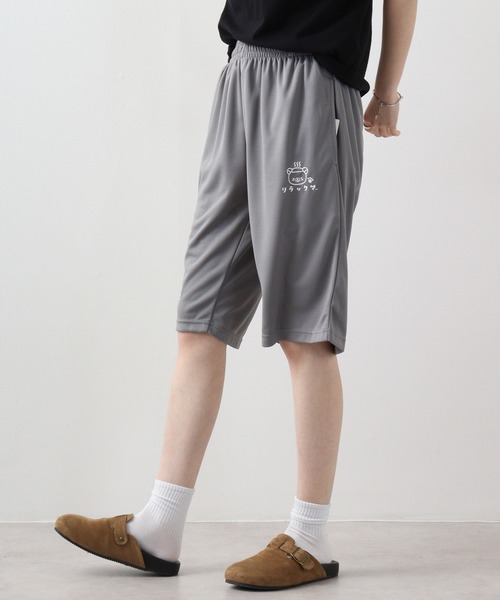 FUNALIVE(ファンアライブ)の「Rilakkuma リラックマ ハニカムメッシュショートパンツ(その他パンツ・レディース・ブラック/ネイビー系/チャコール/グレー/ネイビー・M/L/S)」の20枚目の写真
