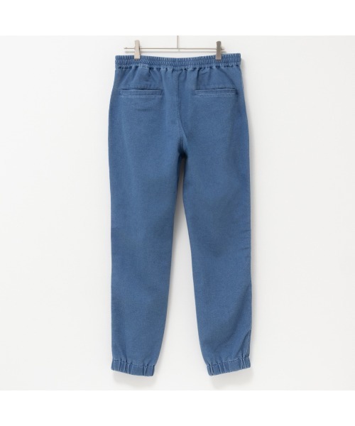NAVY(ネイビー)の「メッシュデニムジョガーパンツ(デニムパンツ・メンズ・ブラック/ブルー・XL/L/M)」の3枚目の写真