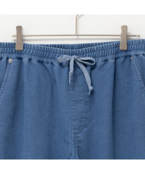 NAVY(ネイビー)の「メッシュデニムジョガーパンツ(デニムパンツ・メンズ・ブラック/ブルー・XL/L/M)」の4枚目の写真