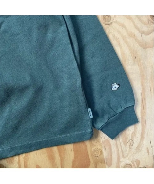 fridge(フリッジ)の「【evcon × fridge】フリッジ エビコン 10周年記念 evcon×fridge PIGMENT WIDE L/S T-SHIRT(Tシャツ/カットソー・メンズ・アッシュグレー/スモークピンク/ネイビー/イエロー/グリーン・2/3/4)」の3枚目の写真