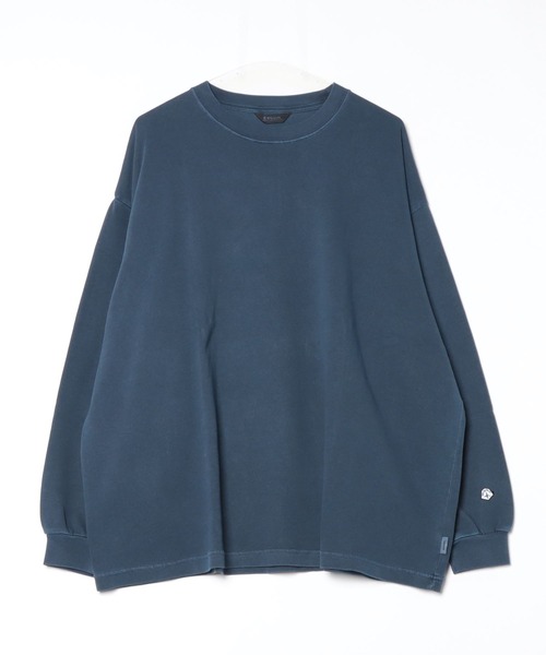 fridge(フリッジ)の「【evcon × fridge】フリッジ エビコン 10周年記念 evcon×fridge PIGMENT WIDE L/S T-SHIRT(Tシャツ/カットソー・メンズ・アッシュグレー/スモークピンク/ネイビー/イエロー/グリーン・2/3/4)」の10枚目の写真