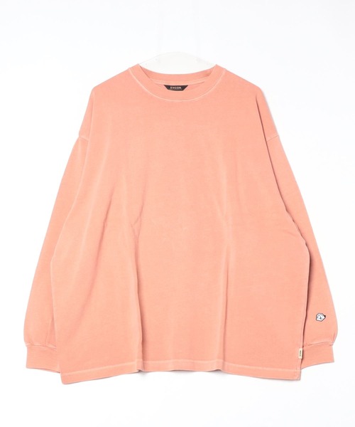 fridge(フリッジ)の「【evcon × fridge】フリッジ エビコン 10周年記念 evcon×fridge PIGMENT WIDE L/S T-SHIRT(Tシャツ/カットソー・メンズ・アッシュグレー/スモークピンク/ネイビー/イエロー/グリーン・2/3/4)」の11枚目の写真