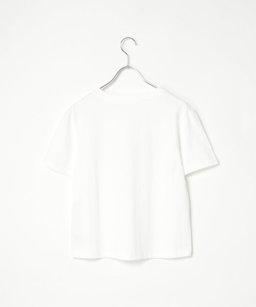 VENCEEXCHANGE(ヴァンスエクスチェンジ)の「リボンプリントTシャツ(Tシャツ/カットソー・レディース・オフホワイト/ブラック・FREE)」の22枚目の写真