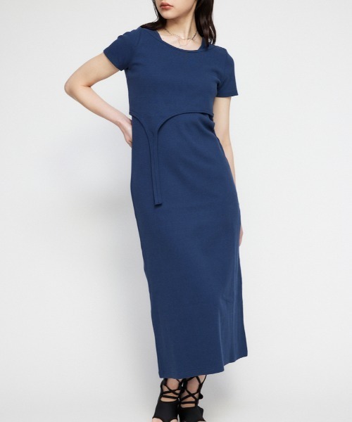 セール】TIE DROOP 2PIECE ロングワンピース（ワンピース