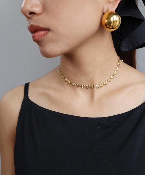 TUWAKRIM（トゥワクリム）の「【TUWAKRIM】ハートカットチョーカー（チョーカー・レディース・ゴールド・MEDIUM）」の11枚目の写真