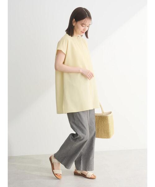 BEIGE, ベイジ ライトグリーン イージーワイドパンツ セージ サイズ2