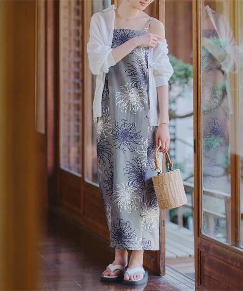 KOBE LETTUCE（コウベレタス）の「二部式で簡単に着られる！セパレート浴衣セット【選べるワンピース／スカート】低身長／高身長サイズあり（浴衣・レディース・A/B/C/D/E/F/H/J/K/G/I・TM/M/MEDIUM/TALL/PM/M-Short/M-Long/M1）」の16枚目の写真