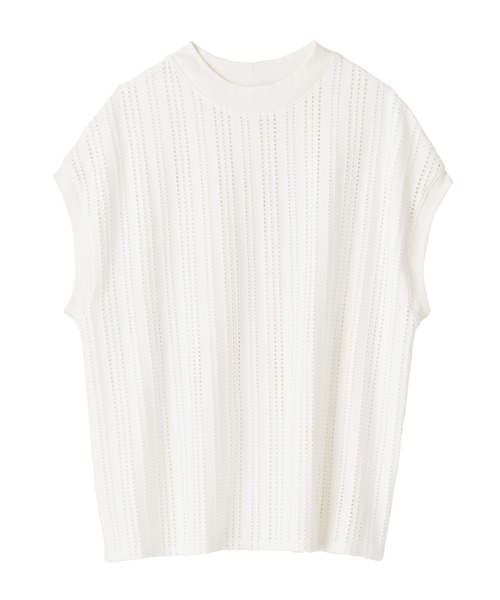CHAN ME(チャンミ)の「アイレットプチハイネックプルオーバー(Tシャツ/カットソー・レディース・ブラック/イエロー/ホワイト・X-LARGE/LARGE/MEDIUM)」の5枚目の写真