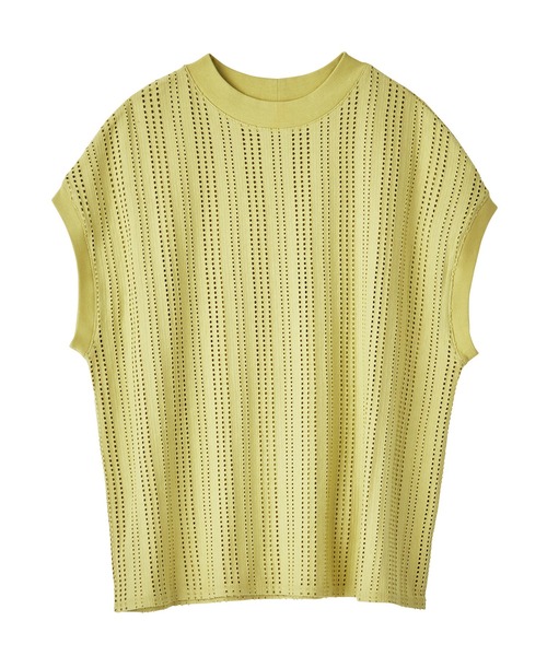 CHAN ME(チャンミ)の「アイレットプチハイネックプルオーバー(Tシャツ/カットソー・レディース・ブラック/イエロー/ホワイト・X-LARGE/LARGE/MEDIUM)」の7枚目の写真