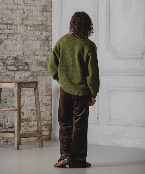 CASPER JOHN(キャスパージョン)の「Drop stitch velor flare slacks/ドロップステッチベロアフレアスラックス(スラックス・メンズ・ダークブラウン/ダークグリーン/ブラック・X-SMALL/SMALL/MEDIUM/LARGE)」の18枚目の写真