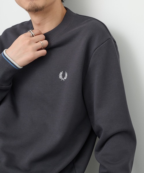 FRED PERRY】Crew Neck SweatShirt フレッドペリー クルーネック