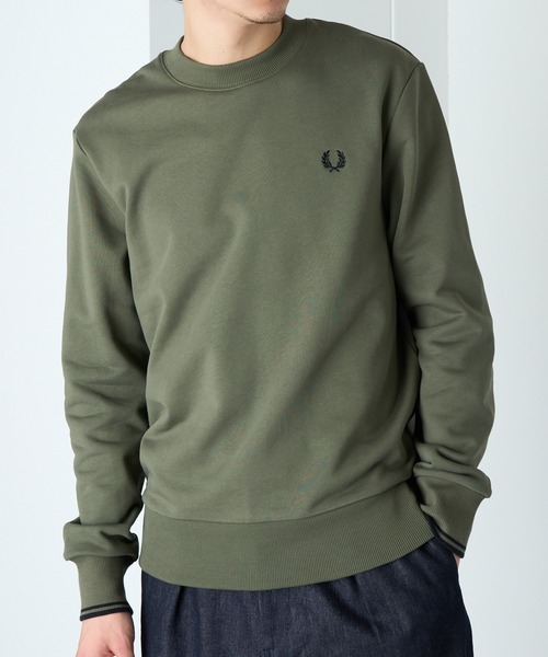 FRED PERRY】Crew Neck SweatShirt フレッドペリー クルーネック