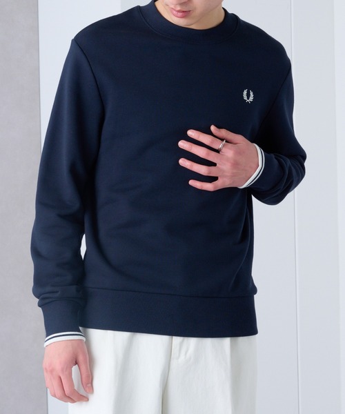 FRED PERRY】Crew Neck SweatShirt フレッドペリー クルーネック
