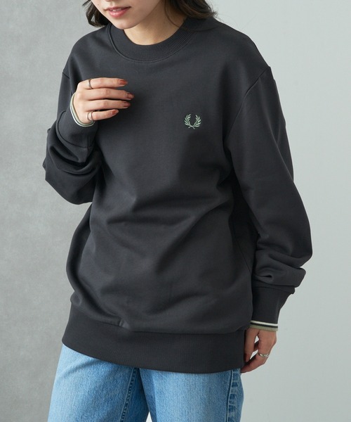 FREDPERRY CrewNeck Sweatshirt M7535値下げ不可 FRED PERRY フレッドペリー トレーナー メンズ ローレル クルー