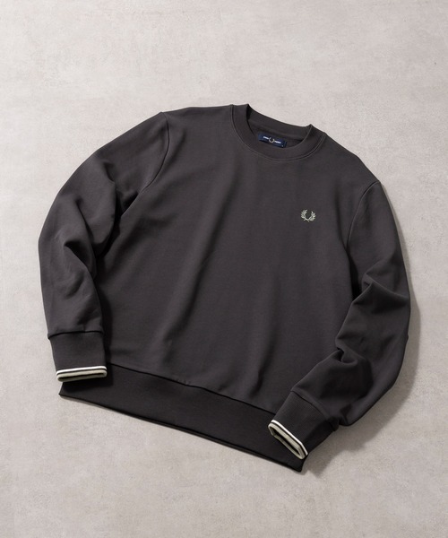 FREDPERRY CrewNeck Sweatshirt M7535値下げ不可 FRED PERRY フレッドペリー トレーナー メンズ ローレル クルー