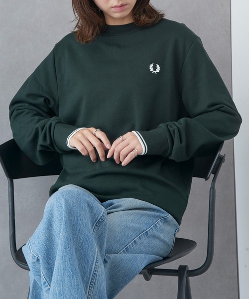 FRED PERRY】Crew Neck SweatShirt フレッドペリー クルーネック