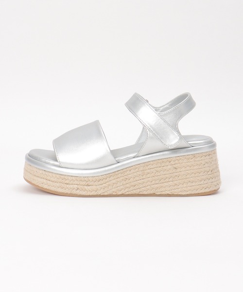 notch.(ノッチ)の「ジュートウエッジサンダル(サンダル・レディース・オフホワイト/ブラック/シルバー系・M/L)」の17枚目の写真