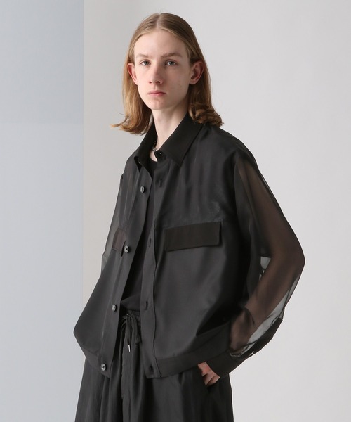 HARE（ハレ）の「【万美＆CHiNPAN×HARE】イソザイMIXシャツ(HARE)（シャツ/ブラウス・メンズ・ブラック・FREE）」の14枚目の写真