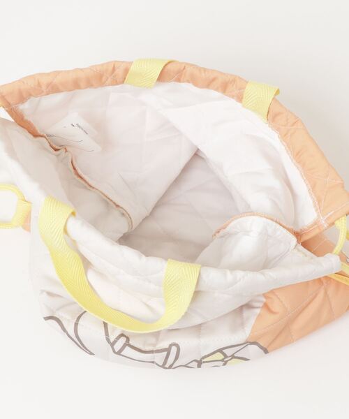 Miffy（ ミッフィー）の「ミッフィー キルトナップサック 単柄 オレンジ ARTW（ハンドバッグ・レディース・マルチ・FREE）」の2枚目の写真