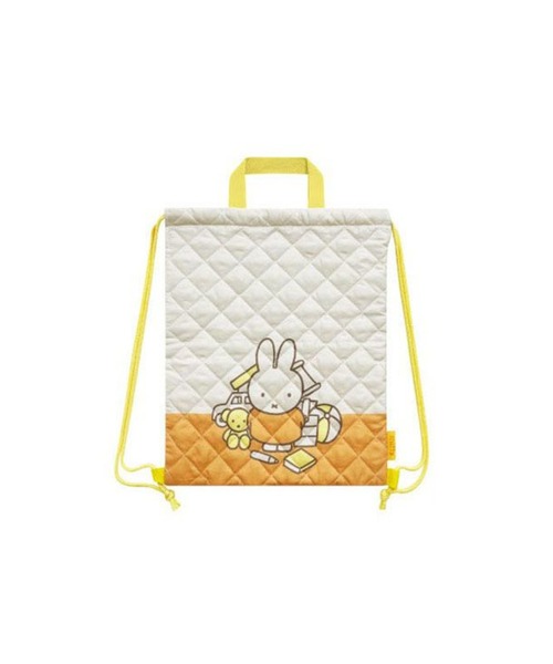Miffy（ ミッフィー）の「ミッフィー キルトナップサック 単柄 オレンジ ARTW（ハンドバッグ・レディース・マルチ・FREE）」の5枚目の写真