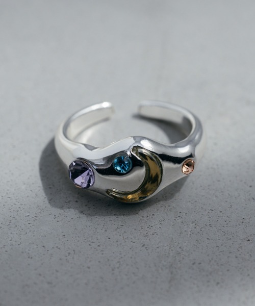 ANU(アヌ)の「happy moon ring - ハッピームーンリング(リング・レディース・シルバー/ゴールド・9号/11号)」の10枚目の写真