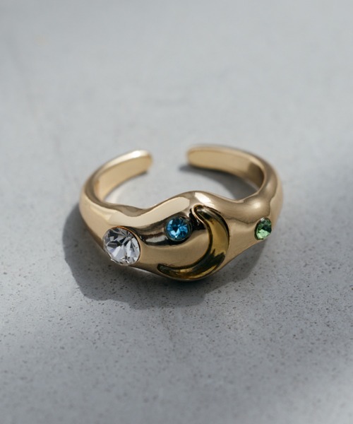 ANU(アヌ)の「happy moon ring - ハッピームーンリング(リング・レディース・シルバー/ゴールド・9号/11号)」の11枚目の写真